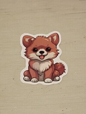 10/$10 Stickers Decal - Pomeranian Puppy Kawaii Animal Sticker - New